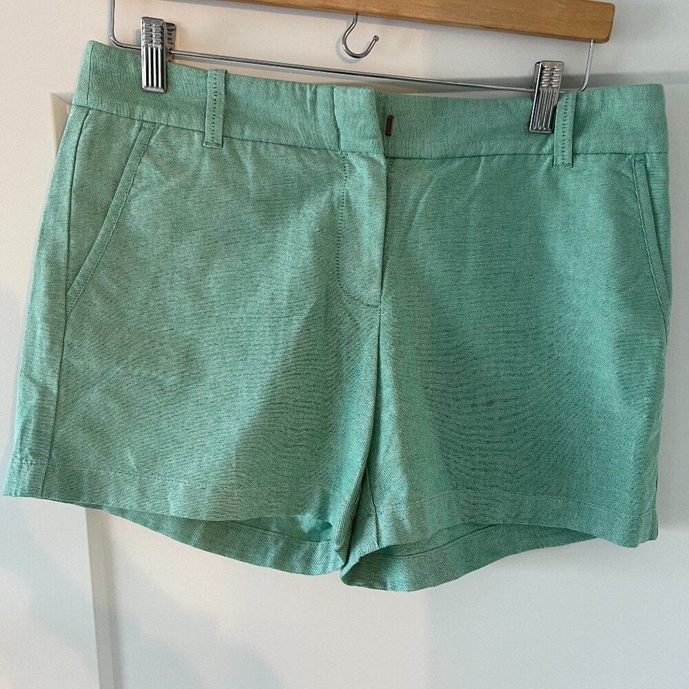 NWT J Crew CITY FIT Powdered Oxford Shorts- Size 8/5" inseam